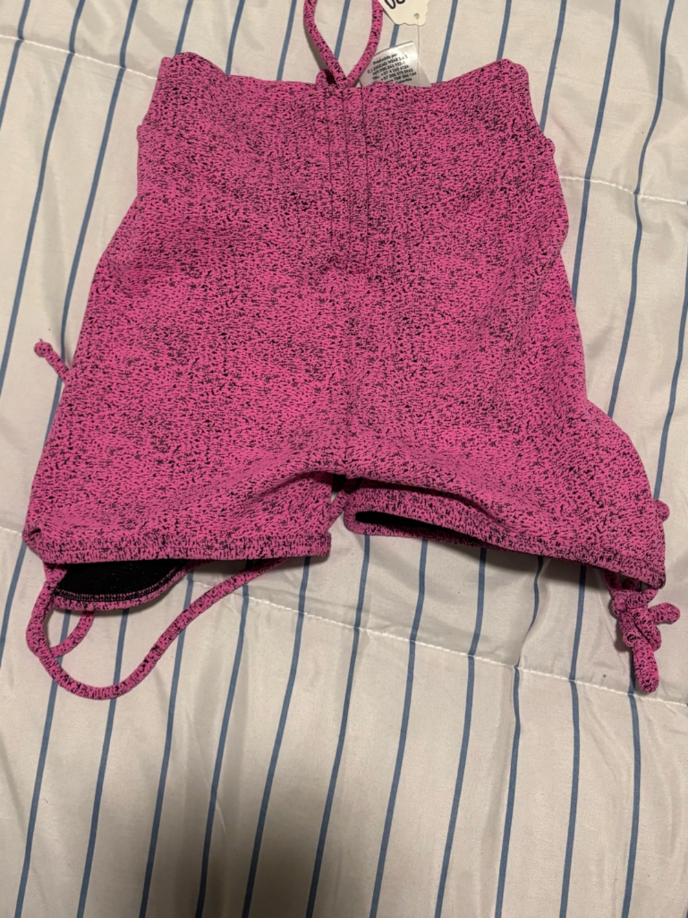 Pink Women’s High-Waist Stretch Shorts
